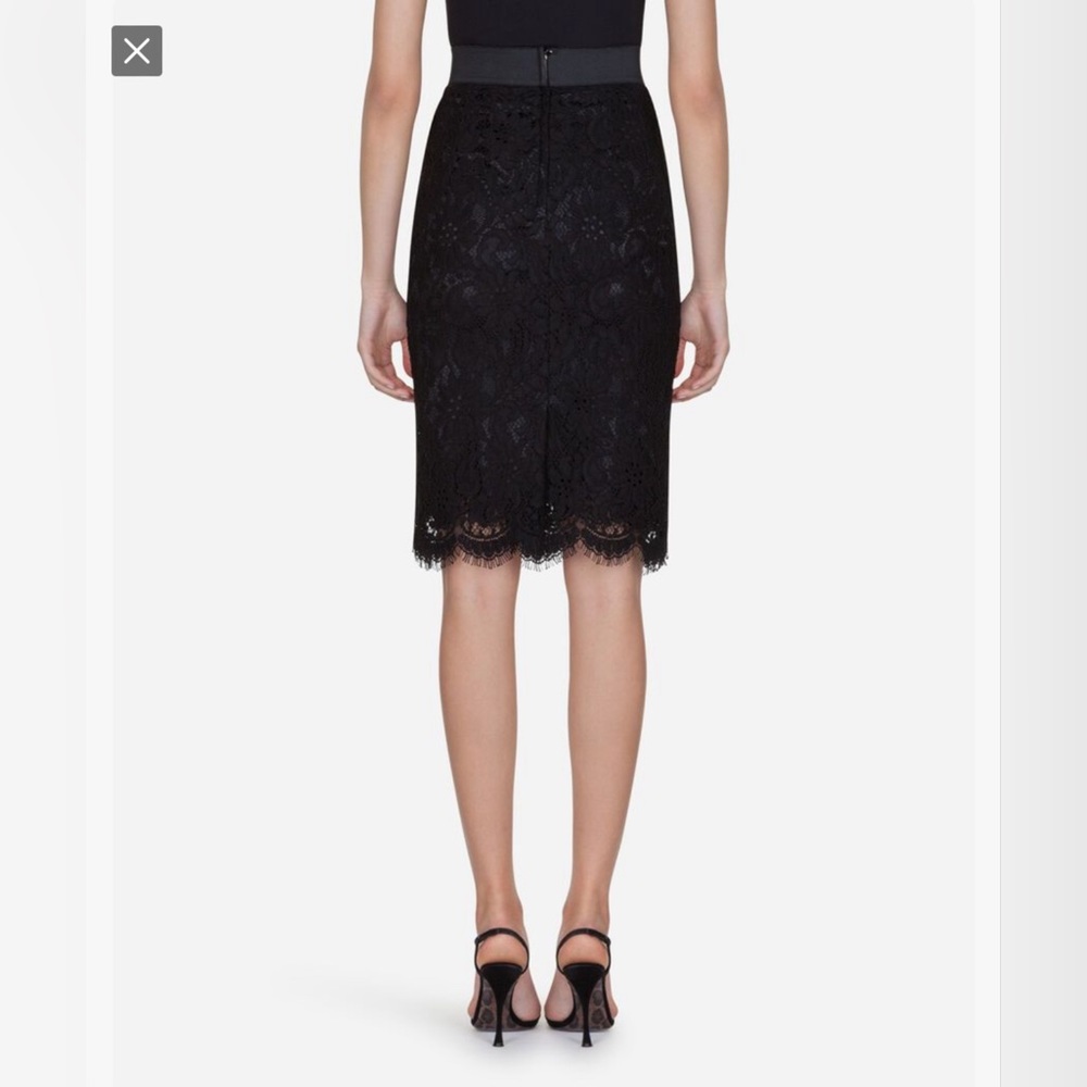 Dolce&Gabbana Lace Pencil Skirt